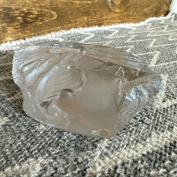 RARE Lenox Handcrafted Christian Religious “Footprints in Crystal, Inspirational - Picture 5 of 12